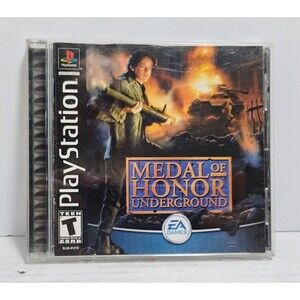 2000 SONY PLAYSTATION 1 PS1 MEDAL OF HONOR UNDERGROUND CIB TESTED WORKING